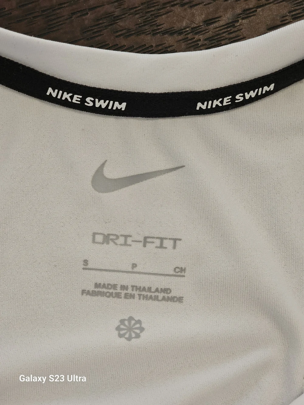 Nike Swim Essential Tank Top with Black Swoosh Women
